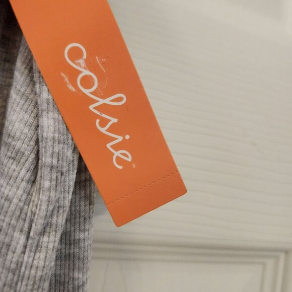 Colsie Women's Ribbed Pajama Pants Lounge Pants Heathered Gray XL NWT - Picture 6 of 11